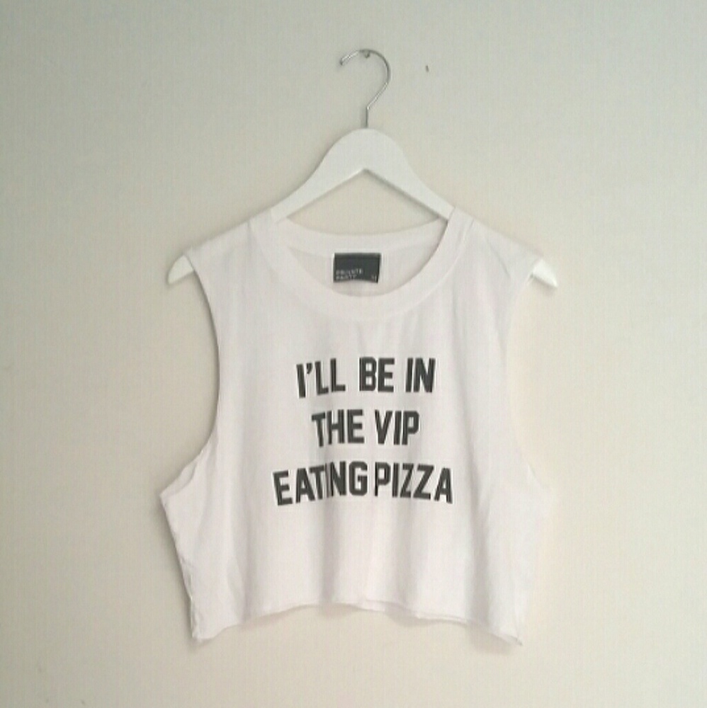PRIVATE PARTY CROP TOP