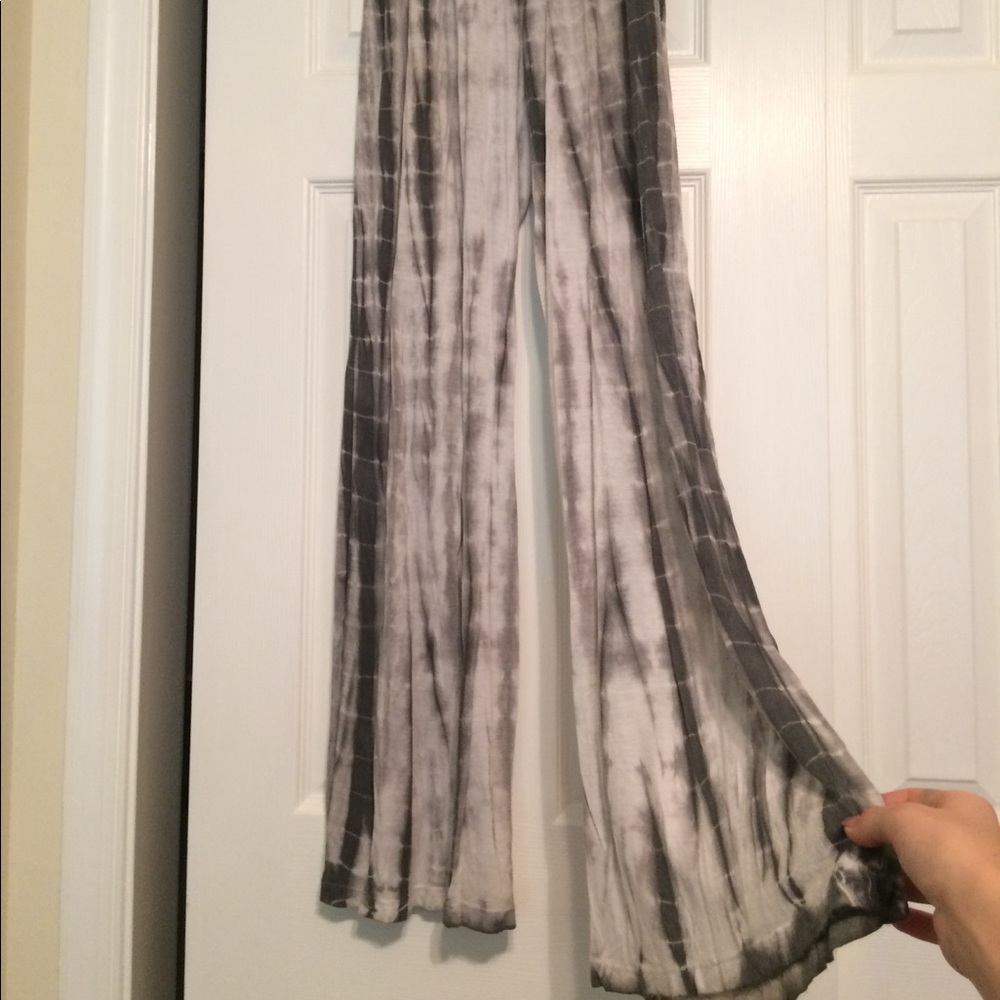 White and grey pants