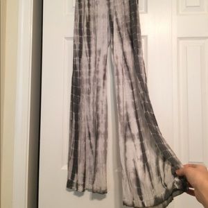White and grey pants
