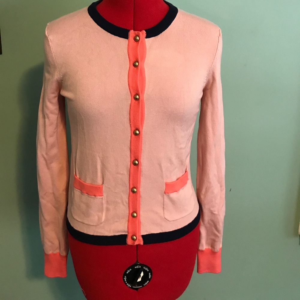 Cardigan sweater multi colored size S