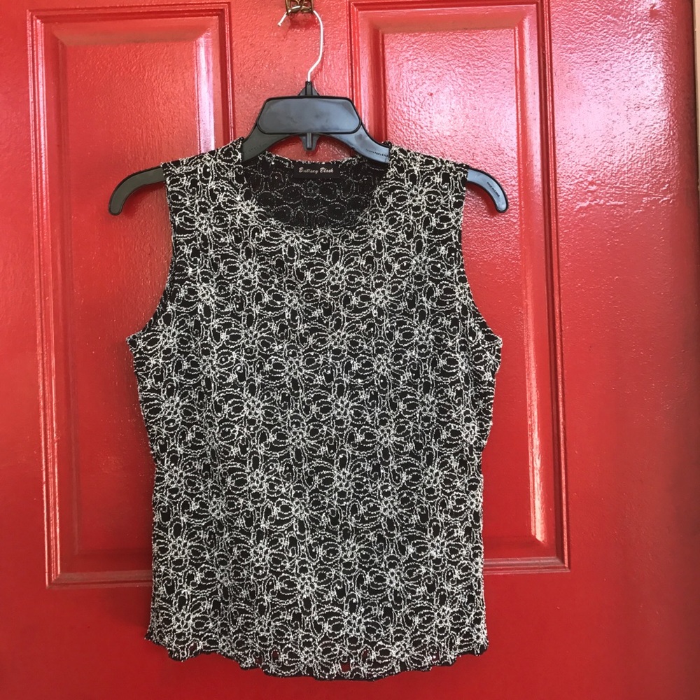 AfterFive Black Sparkle Top