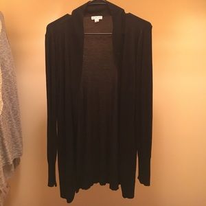 Black cardigan