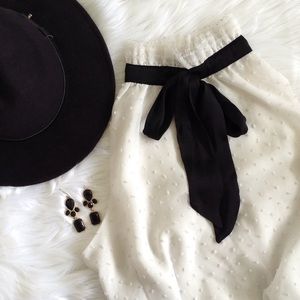 High collar babydoll blouse