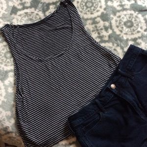 ❗️FINAL PRICE❗️Brandy Melville striped crop top