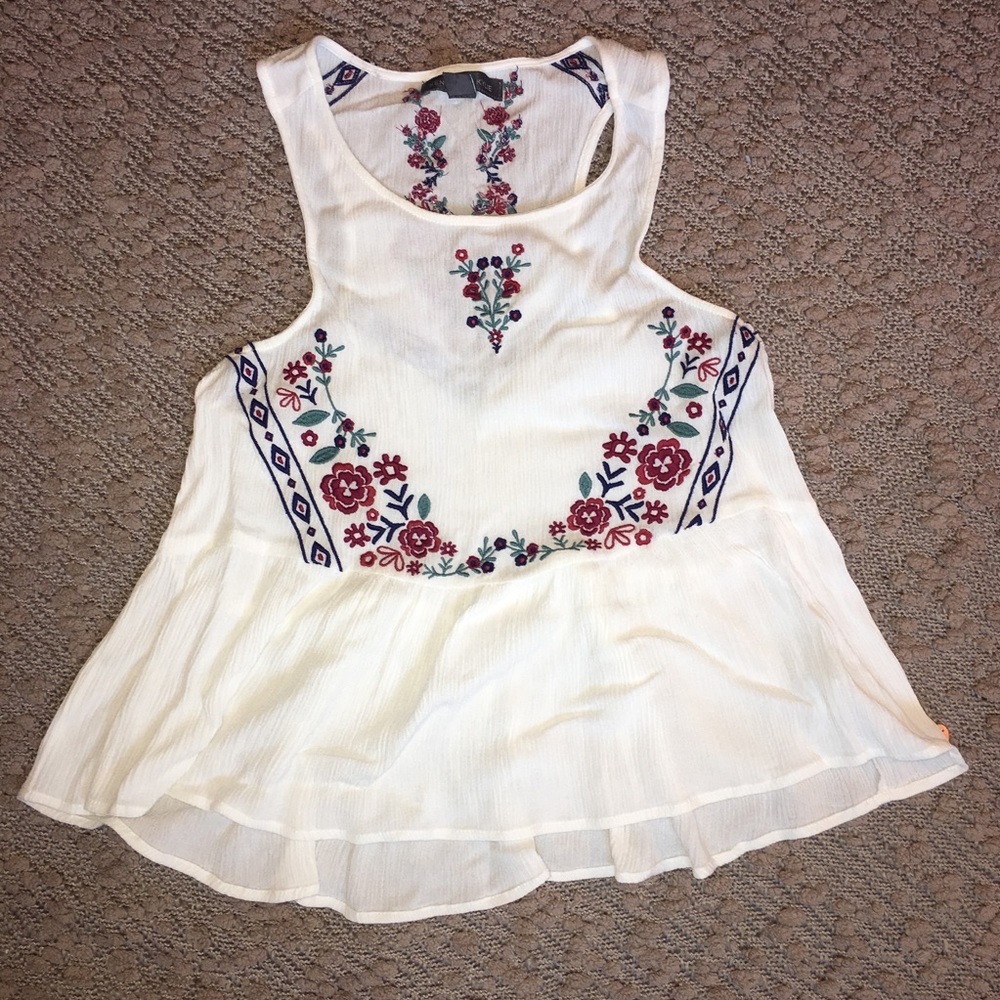 Pac Sun Kendall & Kyle Peplum Top