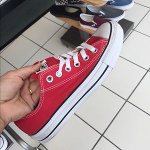 Red converse