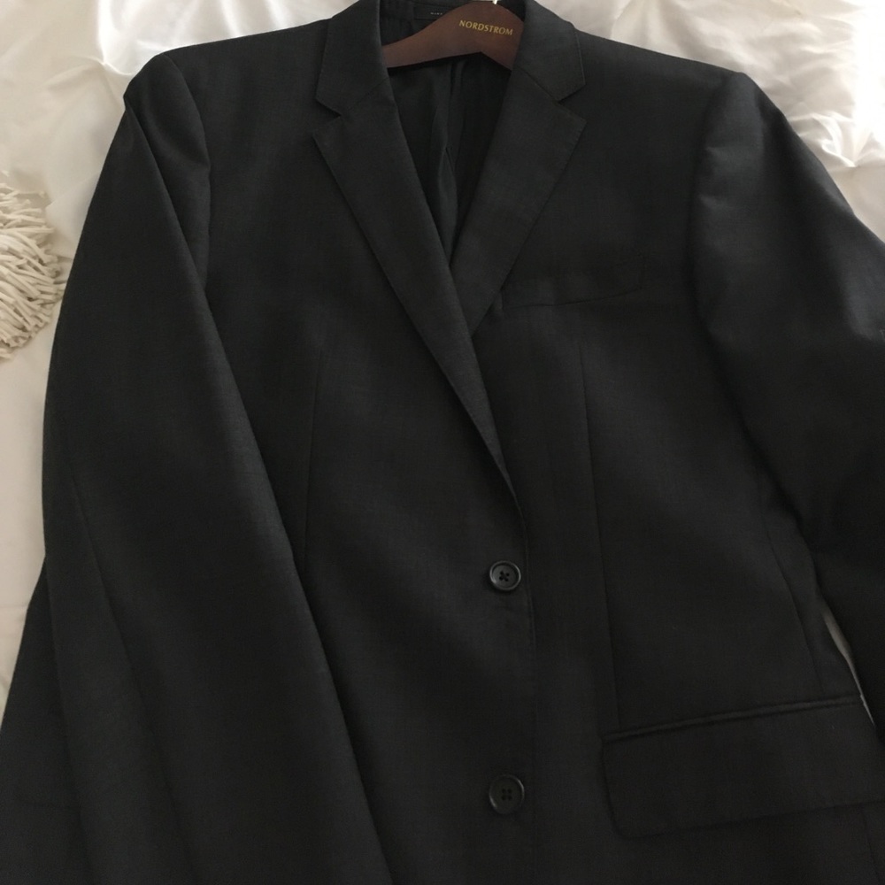 Hugo boss charcoal jacket
