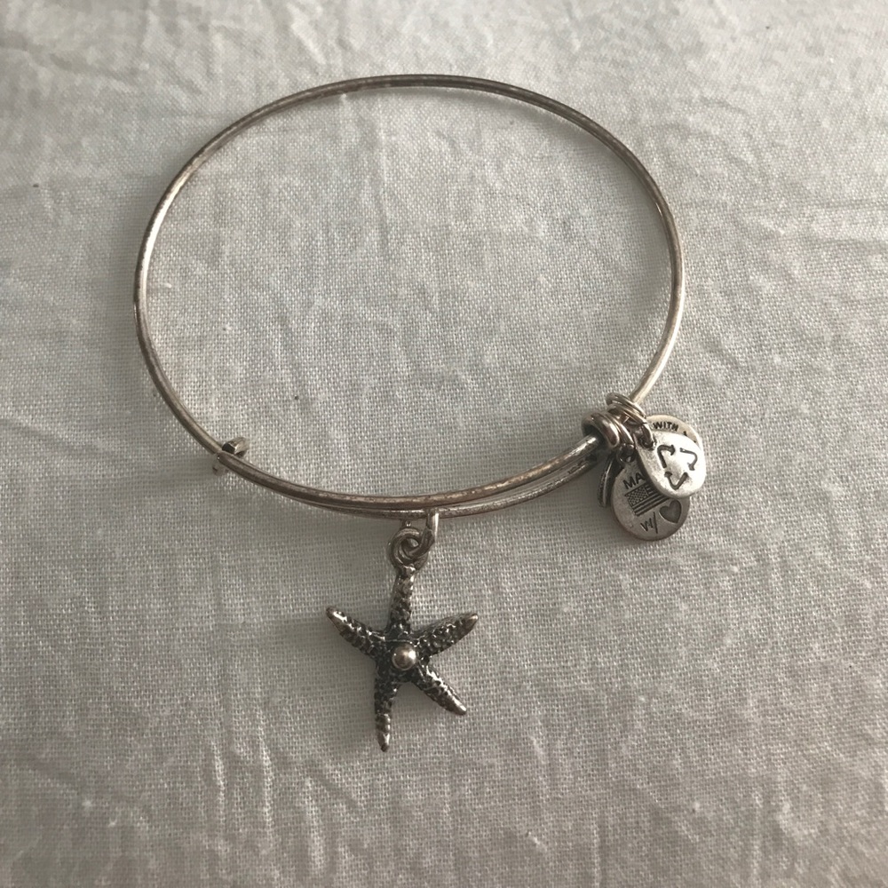Starfish Alex & Ani Silver Bracelet