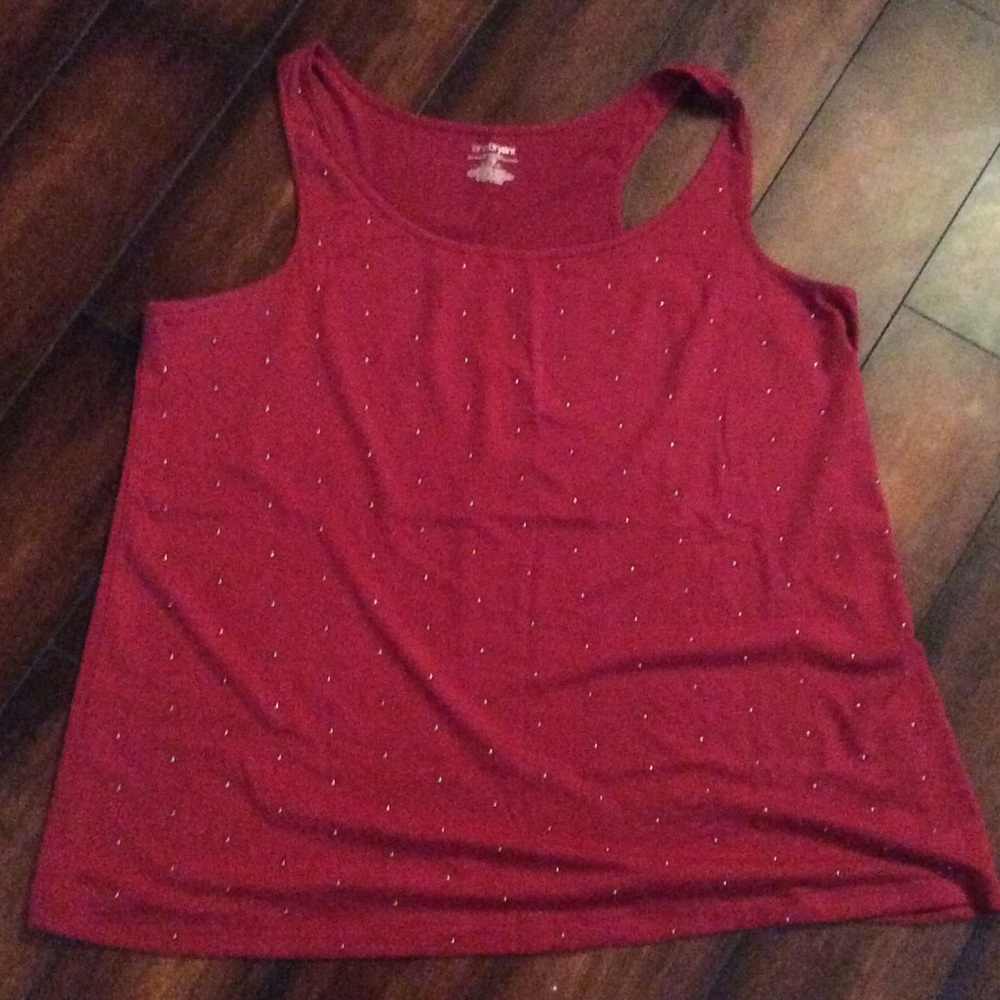 💋Red Beaded Tank Top💋