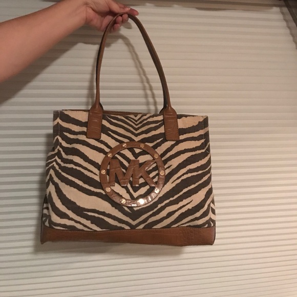 Michael Kors Handbags - Michael Kors Canvas Shoulder Bag