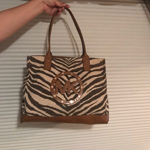 Michael Kors Canvas Shoulder Bag