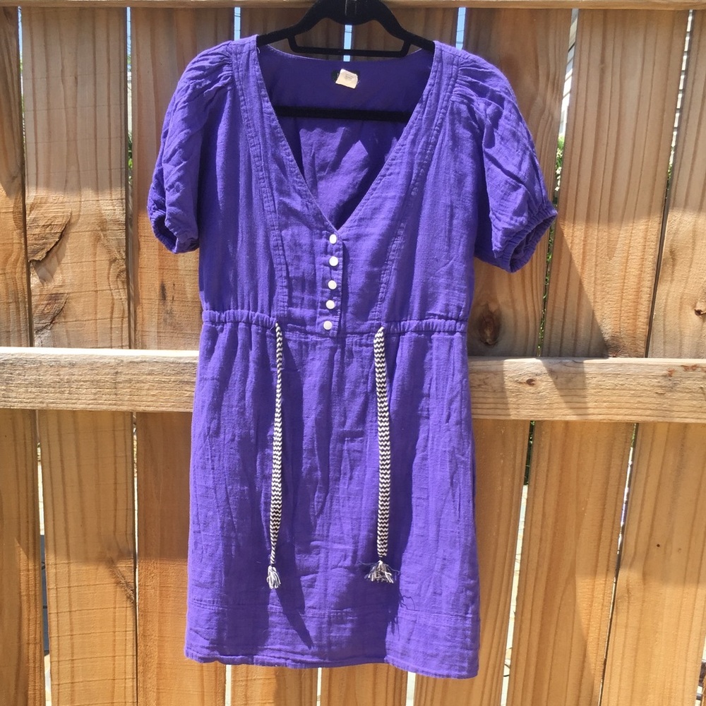 J Crew Boho/Nautical Shirt Dress