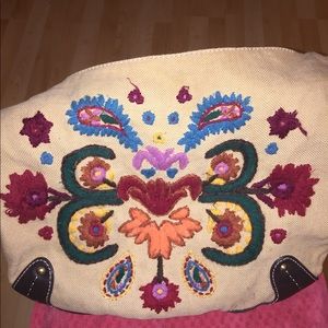Gadzooks cloth purse with flowers