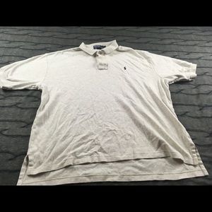 Polo Ralph Lauren light grey polo Large