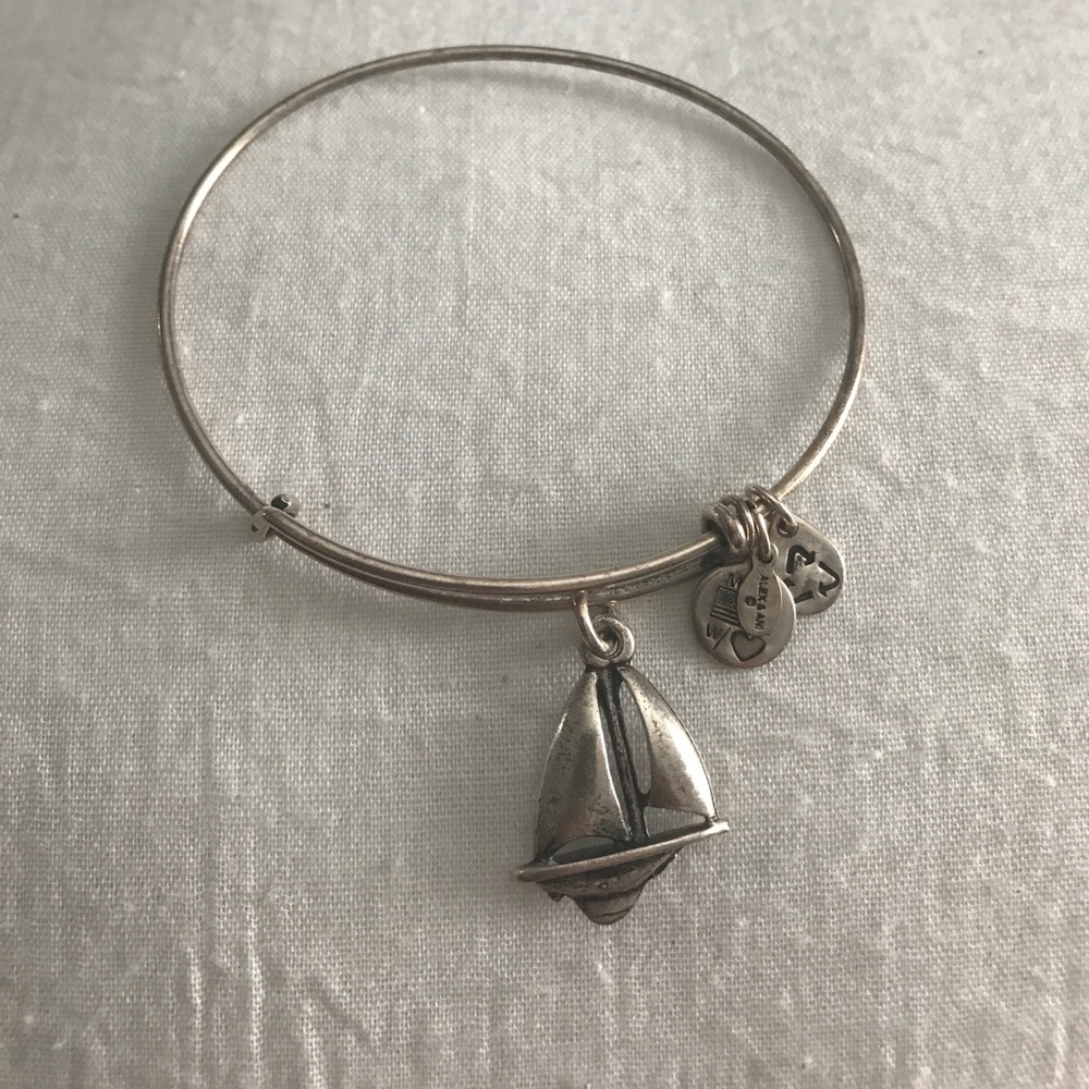 Sailboat Alex & Ani Silver Bracelet