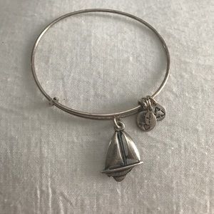 Sailboat Alex & Ani Silver Bracelet
