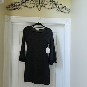 Altar'd State charcoal gray, knit dress, NWT