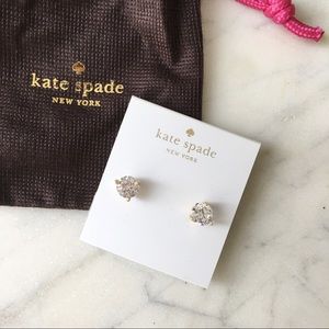 Kate Spade Clear Studded Earrings