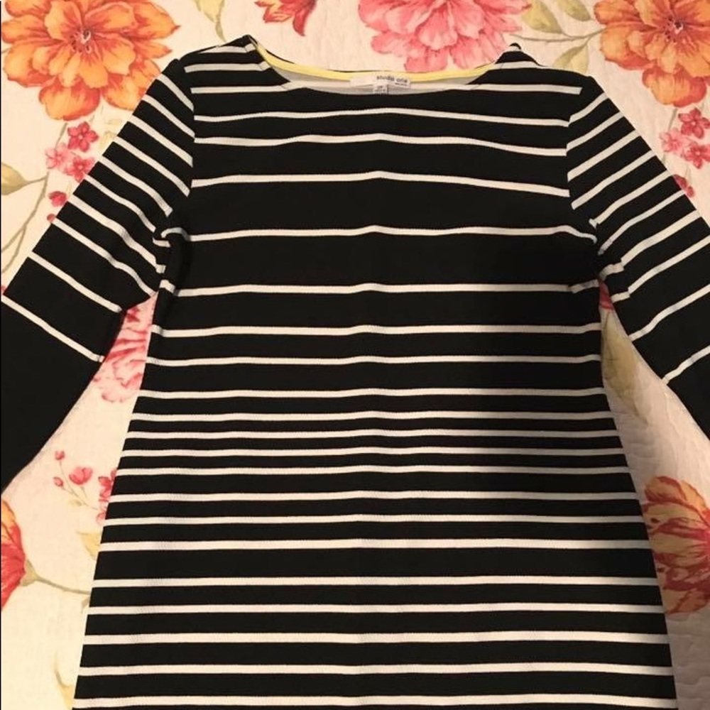 Black and white dress