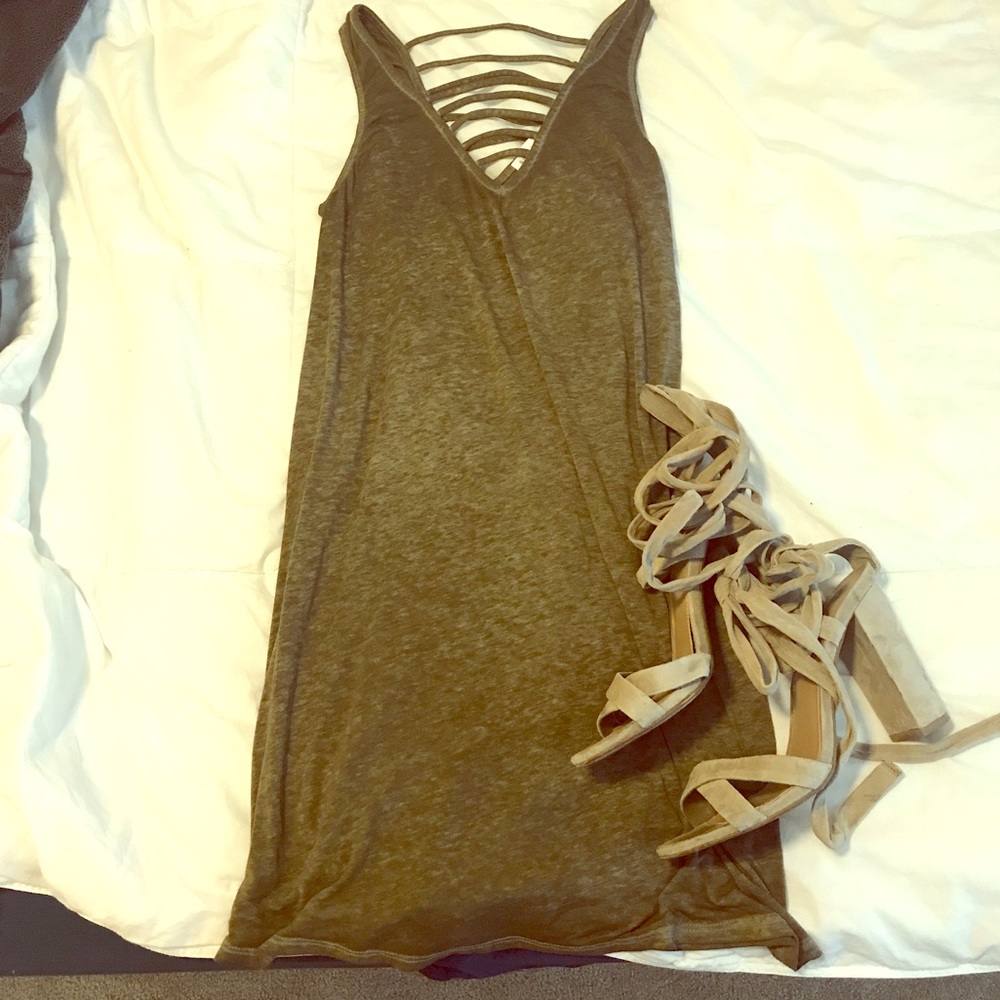 Simple green dress