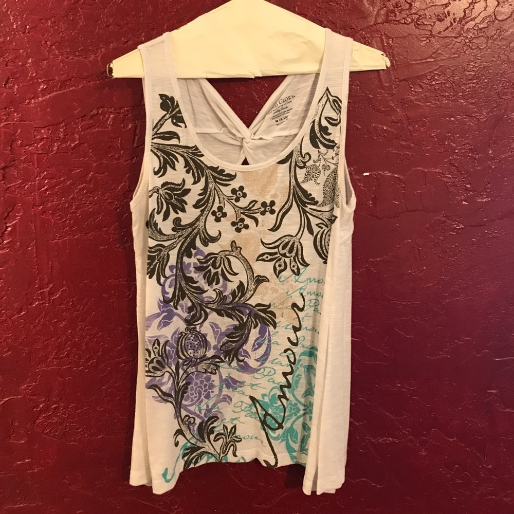 Faded glory women's cami blouse size medium