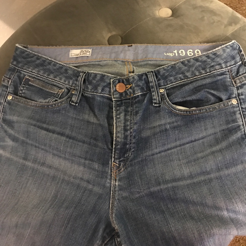 Gap 1969 jeans 31/12 long and lean