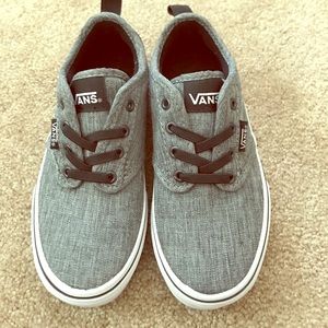 Kids Vans grey shoes