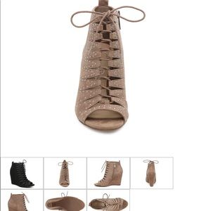 Jessica Simpson Barlett Wedge Booties -NWOT!!