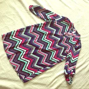 Colorful 3/4 Sleeve Blouse