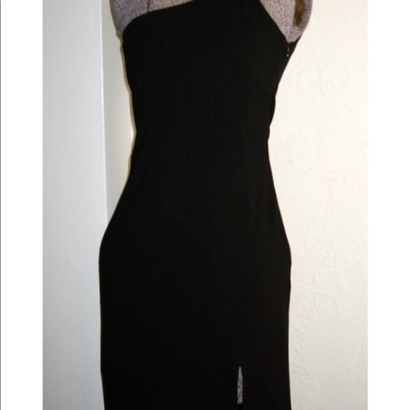 TAHARI One-Shoulder LBD Bodycon Little Black Dress - Picture 5 of 5