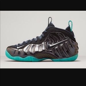 Nike Foamposite Aqua Obsidian used