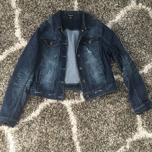 Jean jacket= outfit staple! With free dress