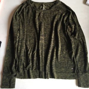 AE soft and sexy army green sweater