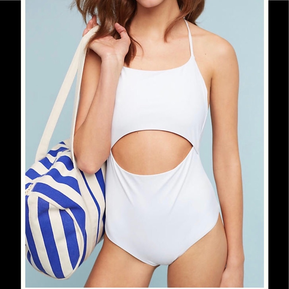 🆕The Ones Who White Halter Swimsuit