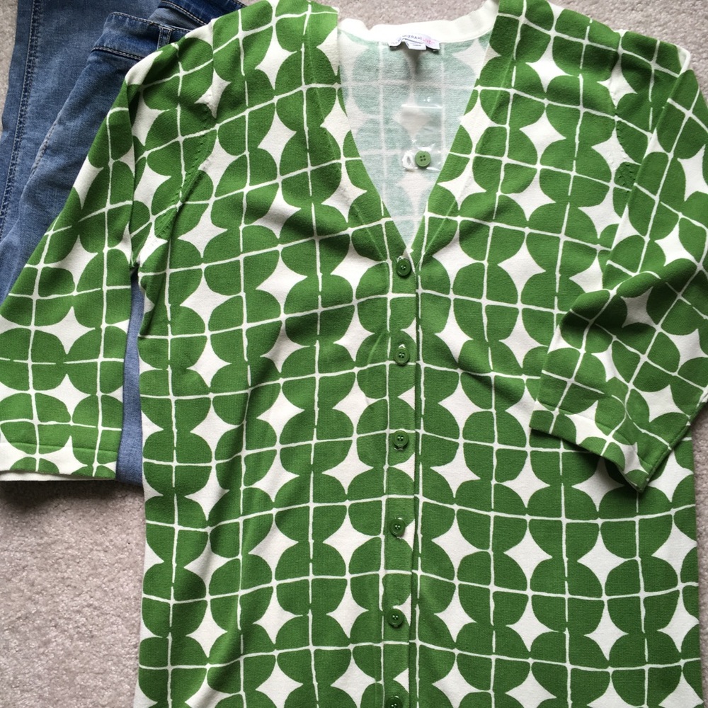 NWOT Isaac Mizrahi Boyfriend Cardigan
