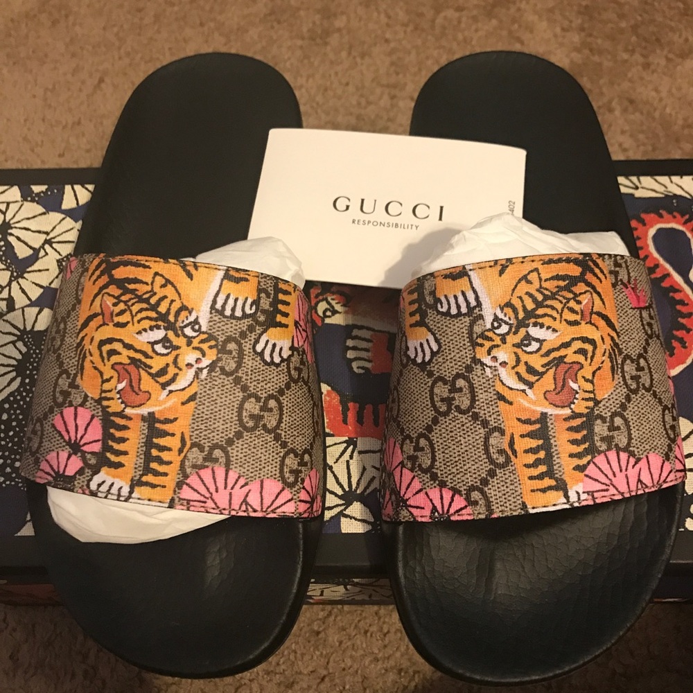Authentic Gucci slides new