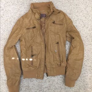 Fake leather jacket