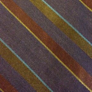 Altea Accessories - Altea Navy w/ Olive & Brown Stripe Silk Tie Altea Accessories - Altea Navy w/ Olive & Brown Stripe Silk Tie