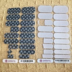 Jamberry nail wraps- First Frost, Winter's Edge