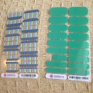 Jamberry nail wraps- Lunar Landing, Emerald