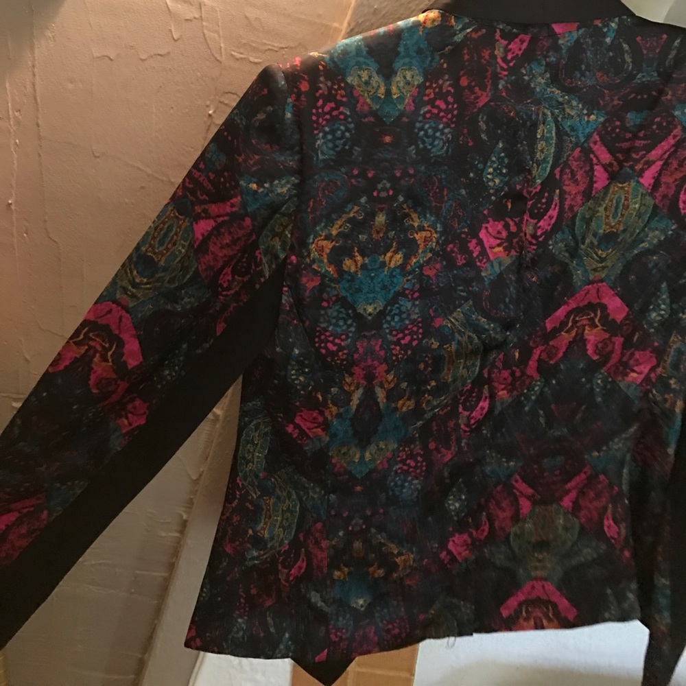 Bcbgeneration Printed Silk Blazer - image 3