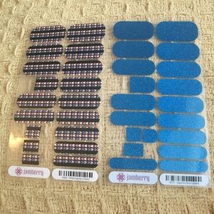 Jamberry wraps- Mixed Signals, Sapphire Blue