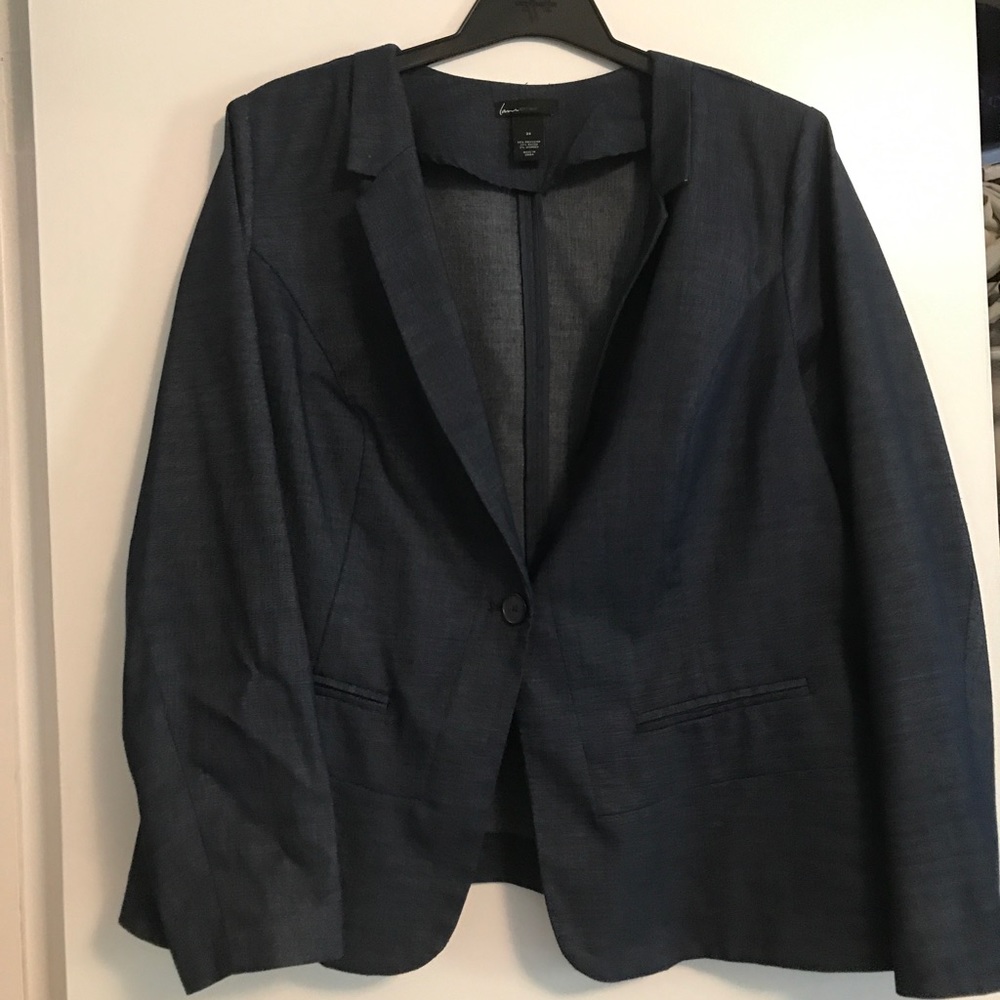 Lane Bryant Denim-look Blazer