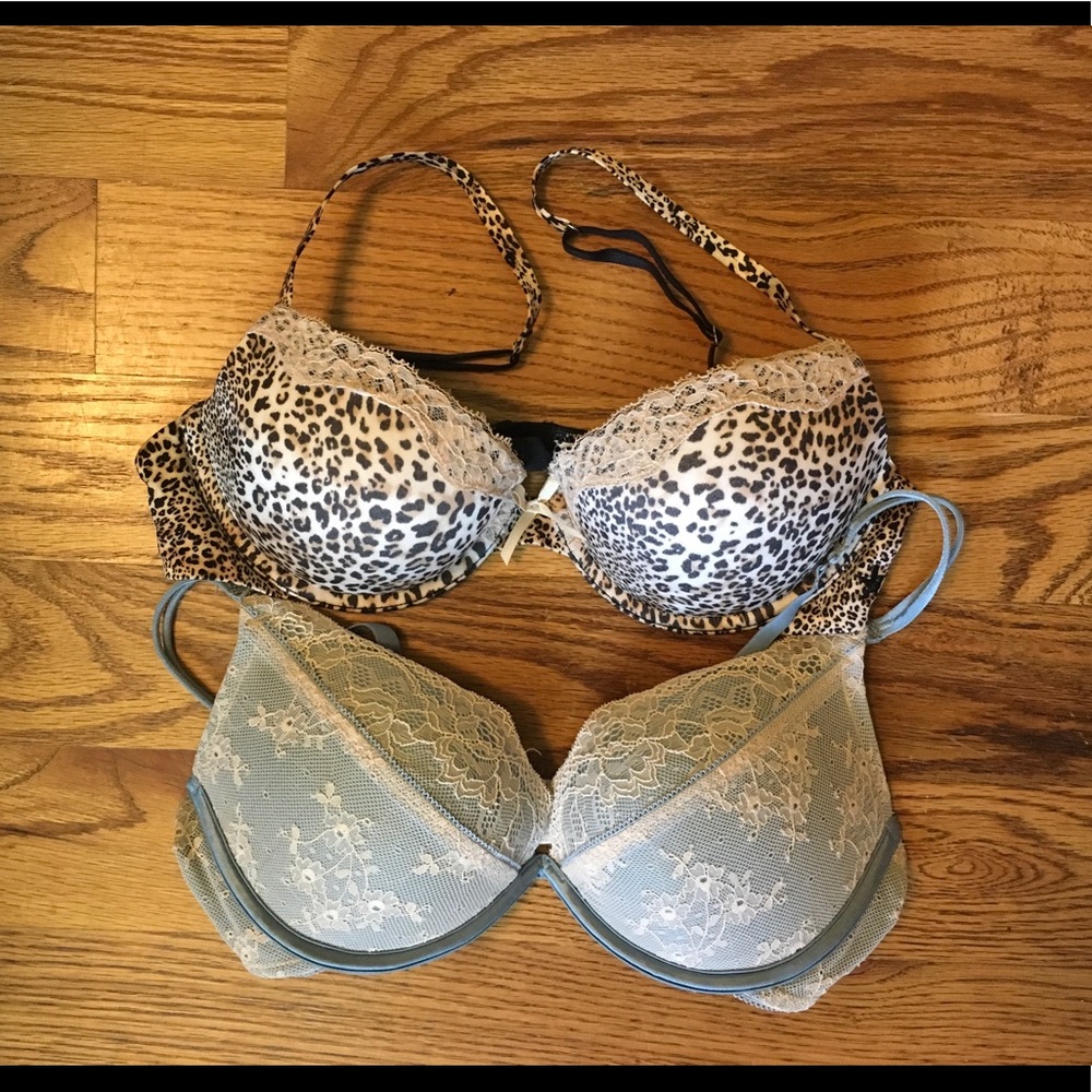 Aerie 34C Emma + Ellie gel push up bra bundle
