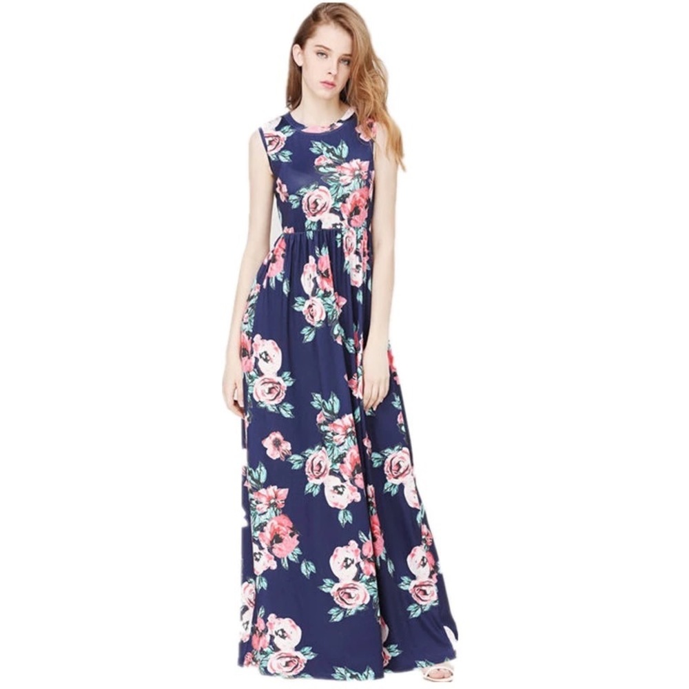 Women Floral Maxi Dress