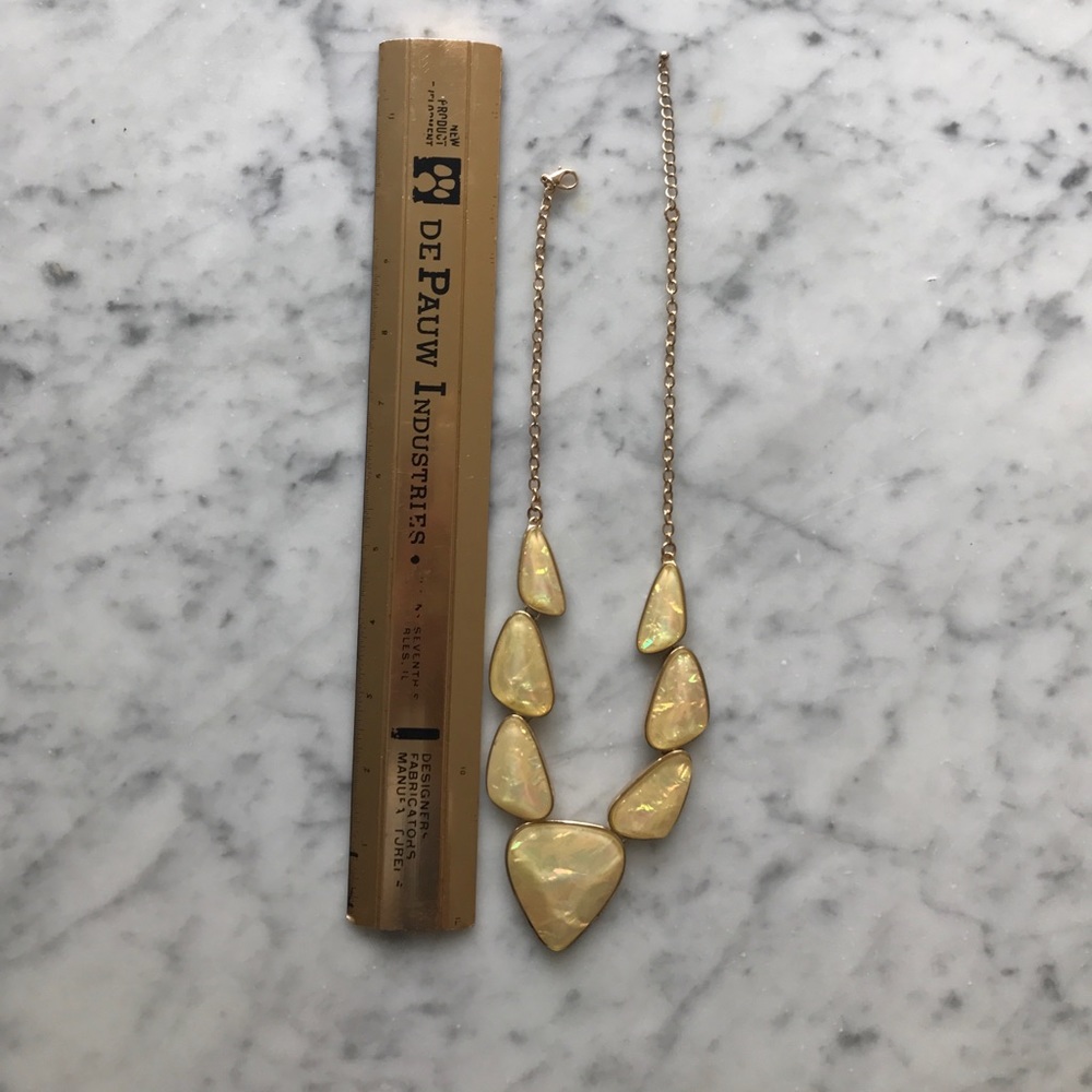 Boutique Holographic Gem Statement Necklace 💎NWOT - Picture 3 of 3