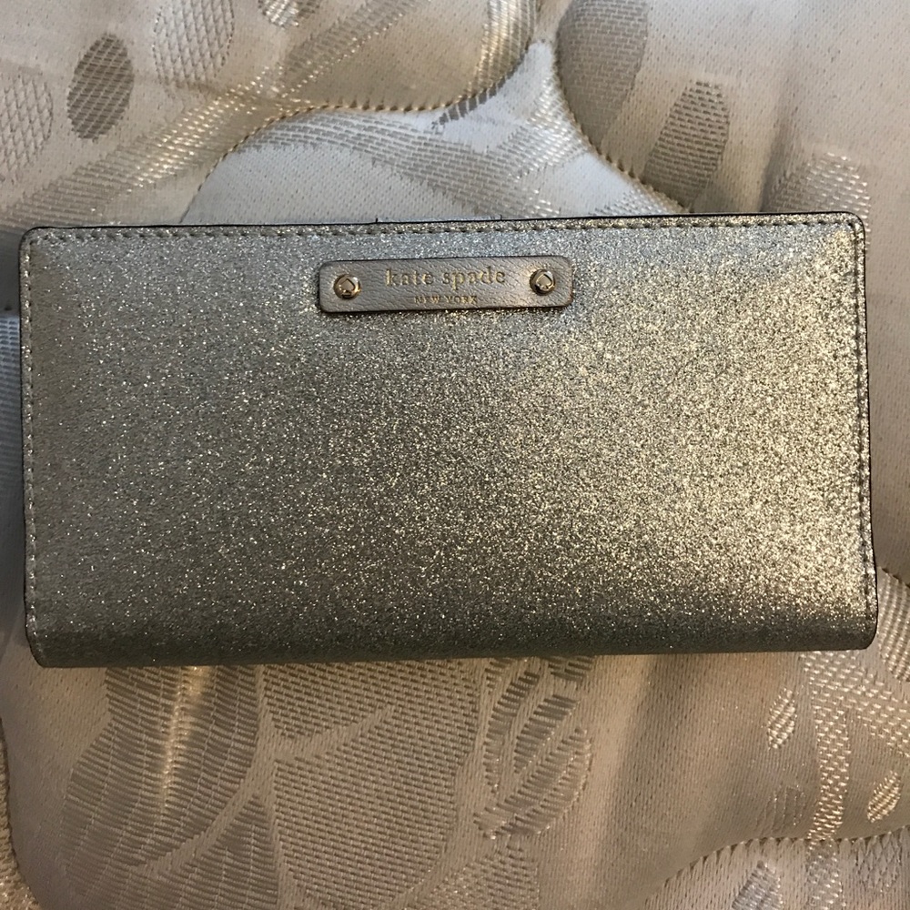 Kate Spade glitter wallet