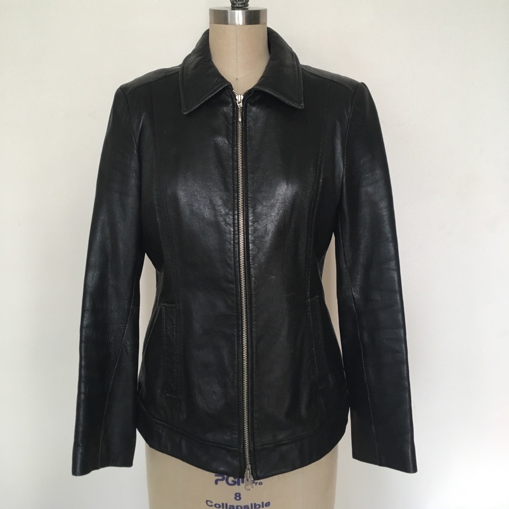 Pelle Studio by Wilsons Black Leather Jacket