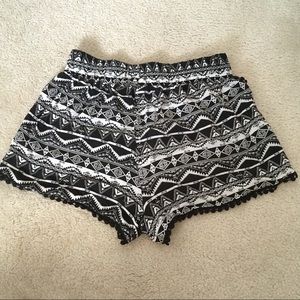 Soft print shorts