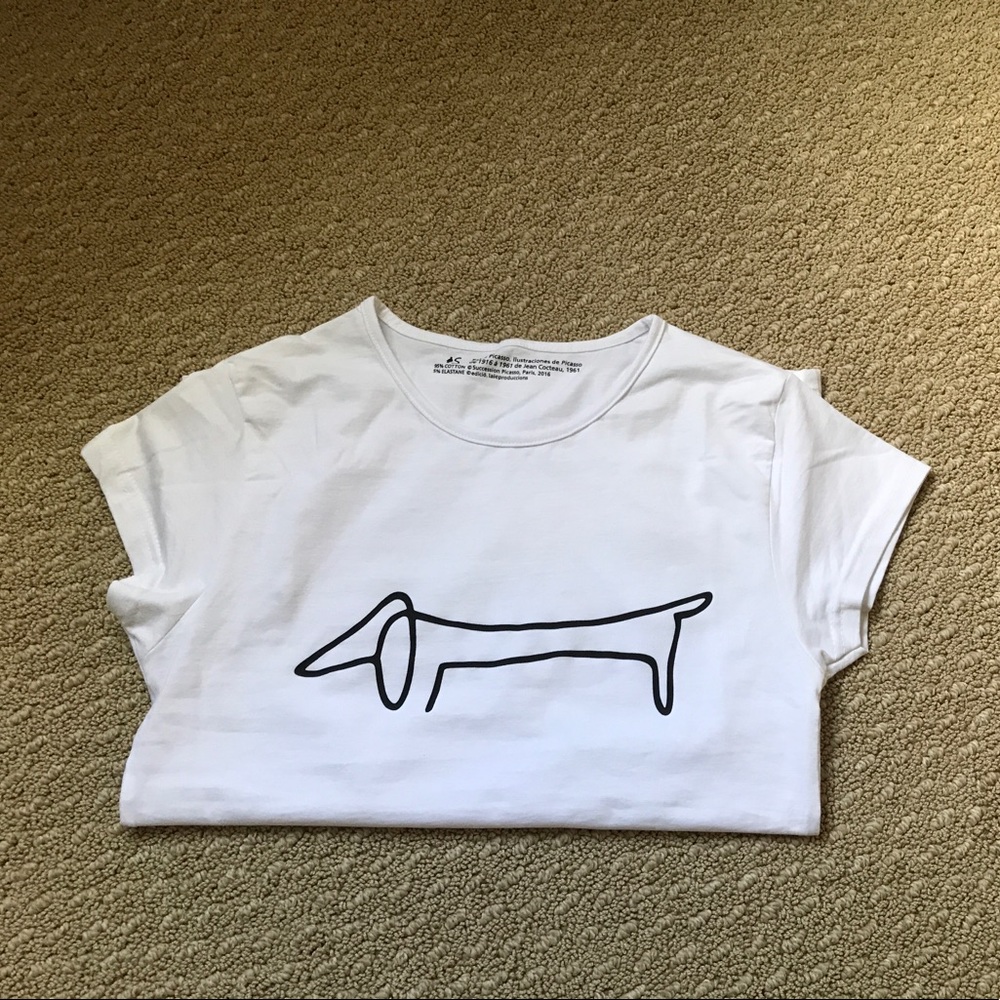 Pablo Picasso dachshund shirt small